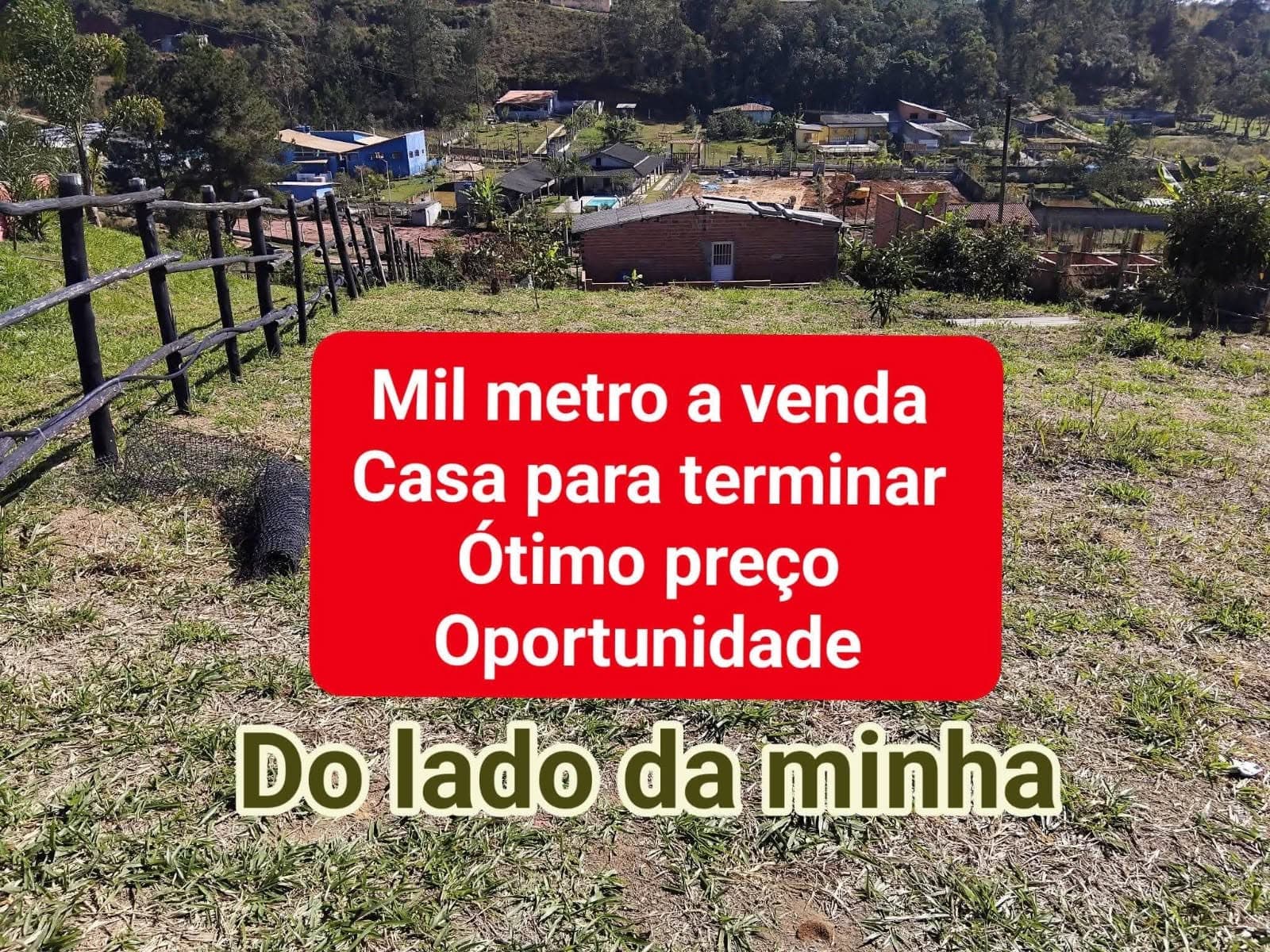 Terreno com casa simples em Furnas
